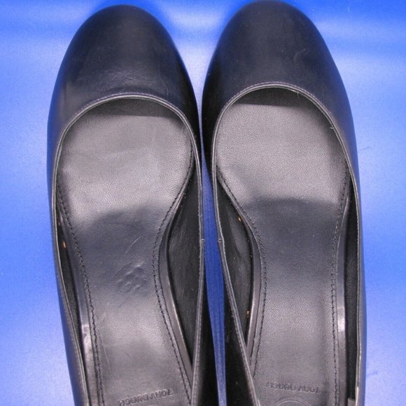 Tory Burch Elizabeth Round Toe Black 1.75" Block Heel with Ankle Details 9.5M - Picture 12 of 16